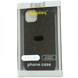 Heyday NIB Apple iPhone 14 Plus Magsafe Black Leopard Phone Case